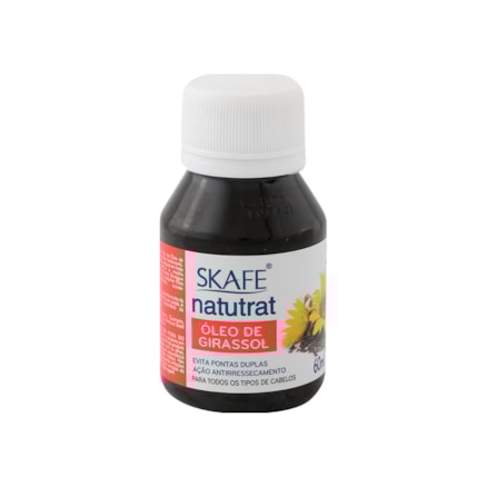 Óleo Capilar Skafe Natutrat Girassol Evita Ponta Dupla 60ml