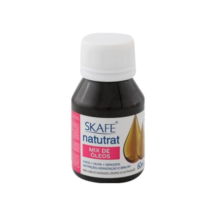 Óleo Capilar Skafe Natutrat Mix De Óleos Nutrição 60ml