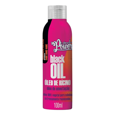 Óleo Capilar Soul Power Oil De Ricino Black 100ml