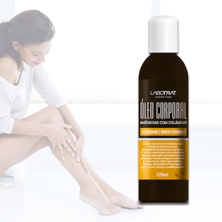 Óleo Corporal Amêndoas C/ Colágeno Labotrat 120ml