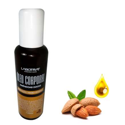 Oleo Corporal Amendoas Doces Labotrat 120ml