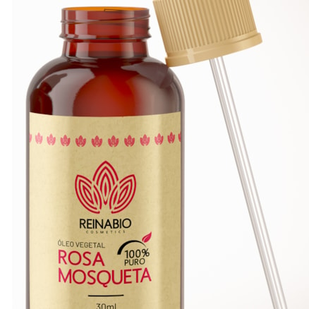 Óleo Corporal e Capilar Multifuncional Enriquecido com Rosa Mosqueta Hidratante Reinabio Cosmetics 30ml