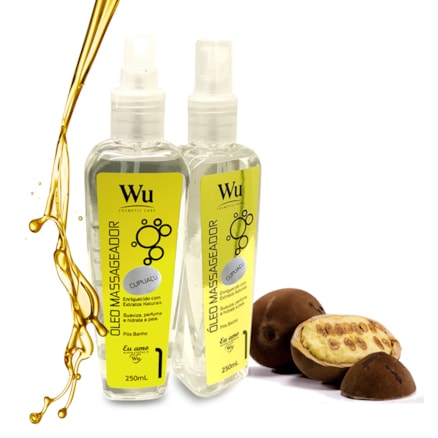 Óleo Corporal Massageador Cupuaçu Wu 250ml