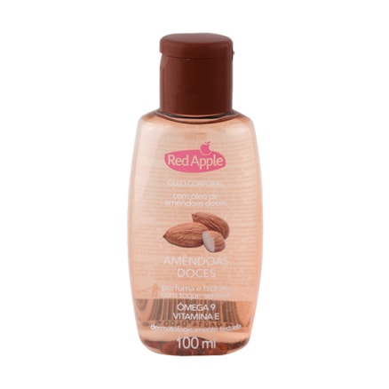 Óleo Corporal Red Apple Amêndoas Super Hidratação 100ml