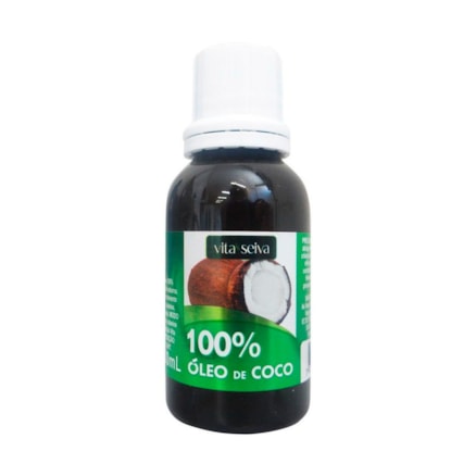 Óleo De Coco Vita Seiva Oliva 100% Vegetal 30ml