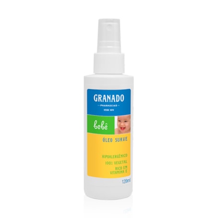 Óleo Granado Bebê Tradicional Hidrata Protege Pele 120ml