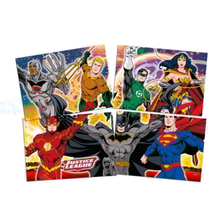 Painel Festcolor Liga Da Justiça 4 Lâminas 1 Und