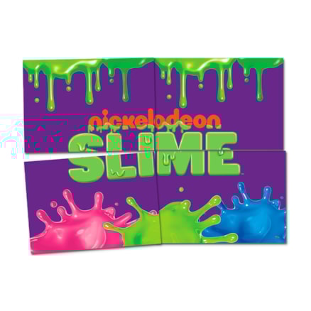 Painel Festcolor Slime 4 Lâminas Decoração Festas 1 Und