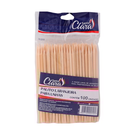 Palito Unha R105 Santa Clara Limpeza Unhas 100 Und