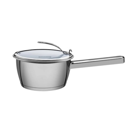 Panela Aço Inox Tramontina Fundo Triplo E Tampa Vidro Ø16cm