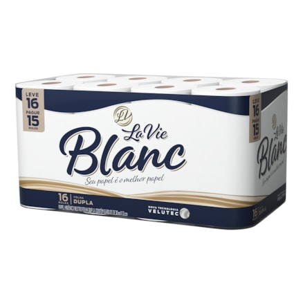 Papel Higiênico Le Blanc Excellence Folha Dupla Neut 16 Und