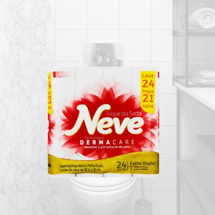 Papel Higiênico Neve Folha Dupla Leve 24 Pague 21