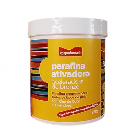 Parafina Corpo Dourado Hidratação Intensiva Corporal 850g