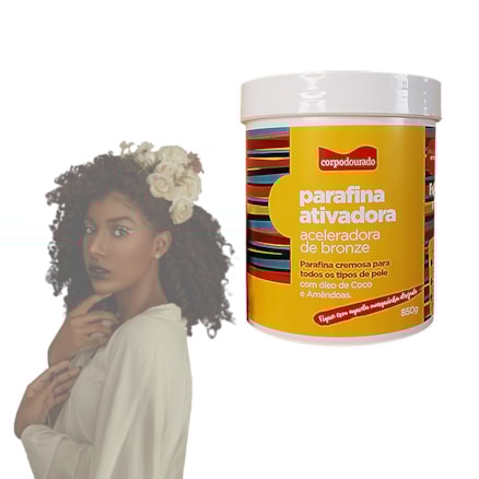 Parafina Corpo Dourado Hidratação Intensiva Corporal 850g