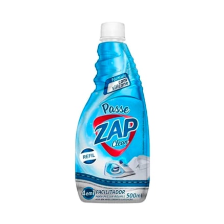 Passa Roupas Refil Zap Clean Líquido Facilitador 500ml