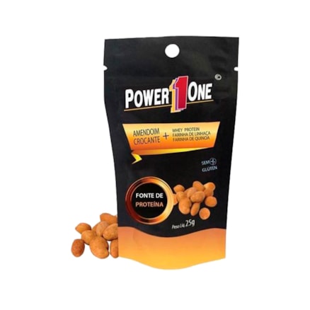 Pasta Power 1 One Amendoim Proteico Crocante 0 Lactose 25g