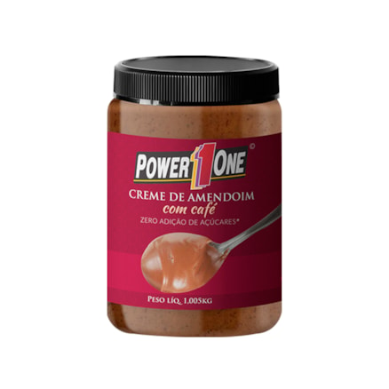 Pasta Power 1 One Creme Amendoim Café Nutritivo 1kg