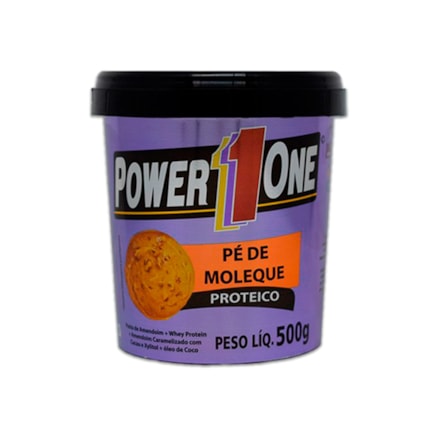 Pasta Power 1 One Pasta De Amendoim Pé Moleque Proteico 500g