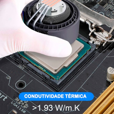 Pasta Térmica Cinza HY510 25g Solução Para o Resfriamento Condutividade Térmica