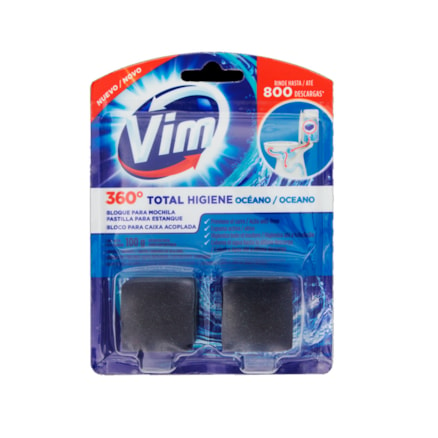 Pastilha Sanitária Vim Inodor Oceano 100g