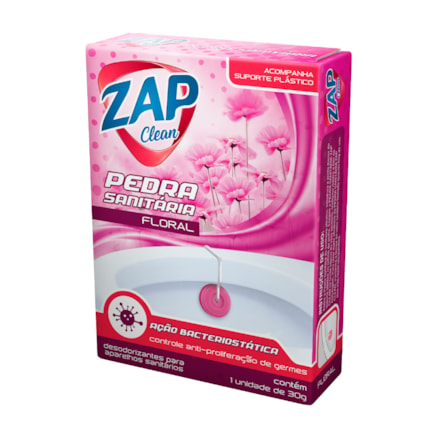 Pedra Sanitária Zapclean Floral 30g