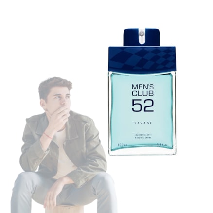 Perfume Mens Club 52 Selvagem Importado Masculino 100ml