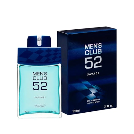 Perfume Mens Club 52 Selvagem Importado Masculino 100ml