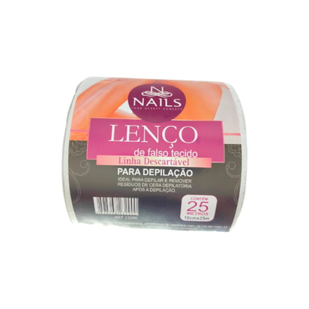 Perlon Nails Rolo Depilação 10cmx25cm