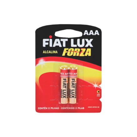 Pilha Fiatlux Alcalina Forza Aaa 2 Und