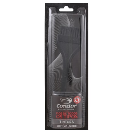 Pincel Tintura Condor Fios Todos Tipos Cabelo Preto 1 Und