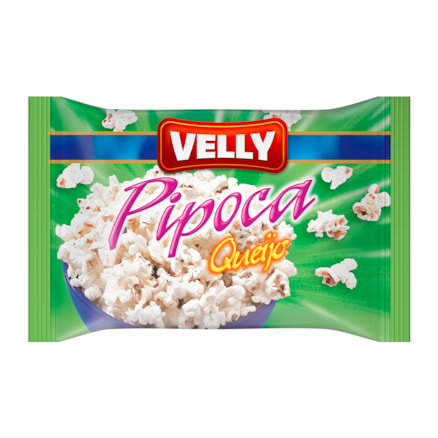 Pipoca Velly Microondas Sabor Queijo 90g