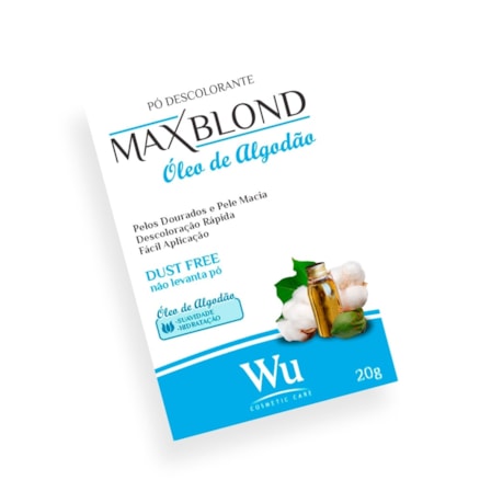 Pó Descolorante Max Blond Óleo De Algodão 20g