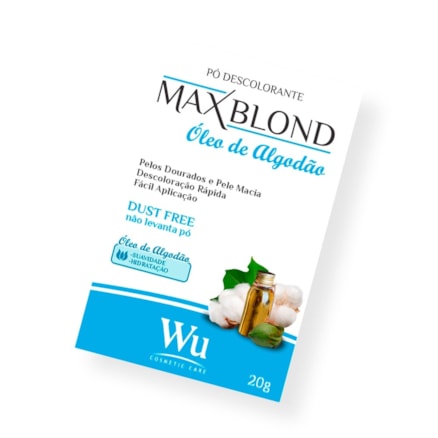 Pó Descolorante Max Blond Óleo De Algodão 20g