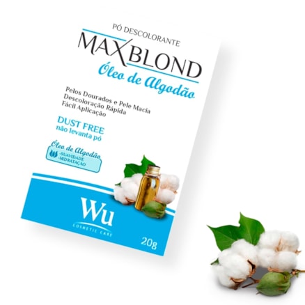 Pó Descolorante Max Blond Óleo De Algodão 20g