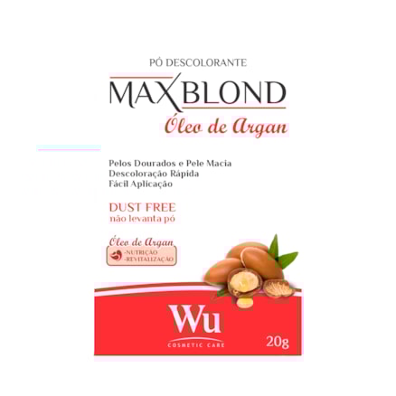 Pó Descolorante Max Blond Óleo De Argan 20g
