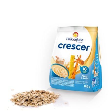 Pó Preparo Alimento Piracanjuba Cereal Arroz Aveia 180g