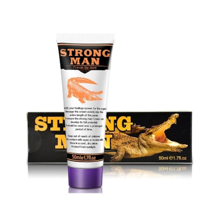 Pomada Aumento Penis Strong Man Sex 3 A 5 Cm - 50ml