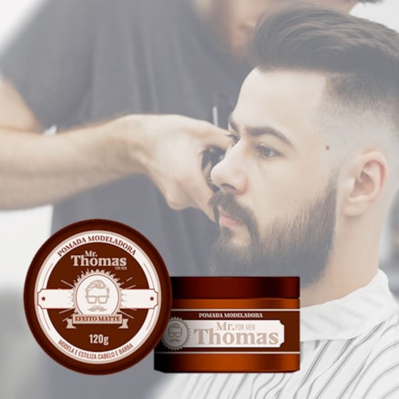 Pomada Efeito Matte For Men Mr.thomas Labotrat 120g