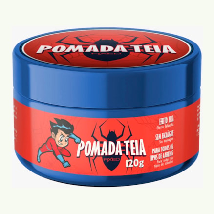 Pomada Fixad Fixed Teia Brilho Saudável Cor Natural 120g