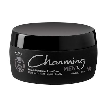 Pomada Modeladora Charming Matte Fixação Efeito Opaco 50g