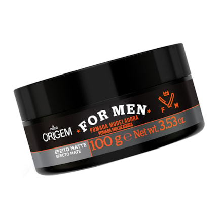 Pomada Origem For Men Matte Brilho Fixação Extra Forte 100g