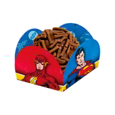 Porta Forminha Festcolor Liga Da Justiça Docinhos 40 Und