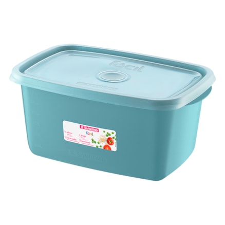 Pote Sanremo Retangular Azul 1,4l