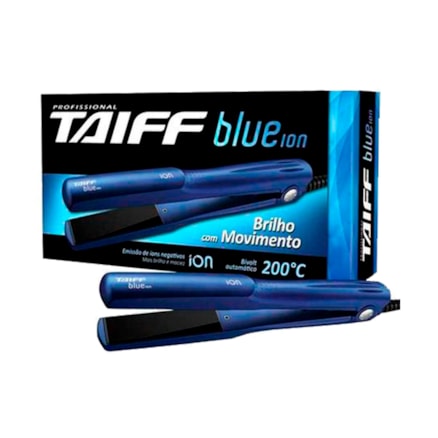 Prancha Taiff Blue Ion Biv. Ac Alisamento Perfeito