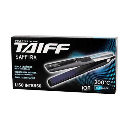 Prancha Taiff Safira 200 Graus Liso Impecável Fio Brilhante