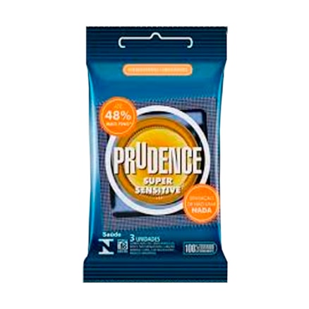 Preserv Prudence Super Sensibilidade Prazer Extremo 3 Und