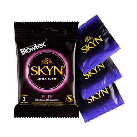 Preservativo Blowtex Skyn Elite Gel Retardante 3 Und