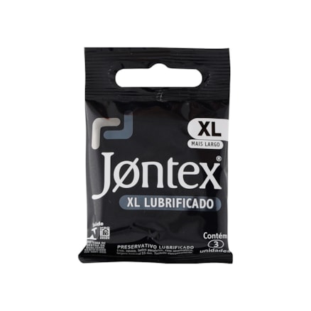 Preservativo Jontex Extra Grande 100% Lubrificado 3 Und