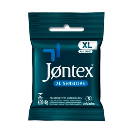 Preservativo Jontex Extra Grande Sensitive 3 Und