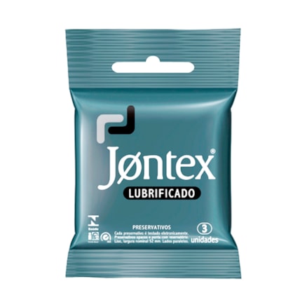 Preservativo Jontex Lubrificado 3 Und